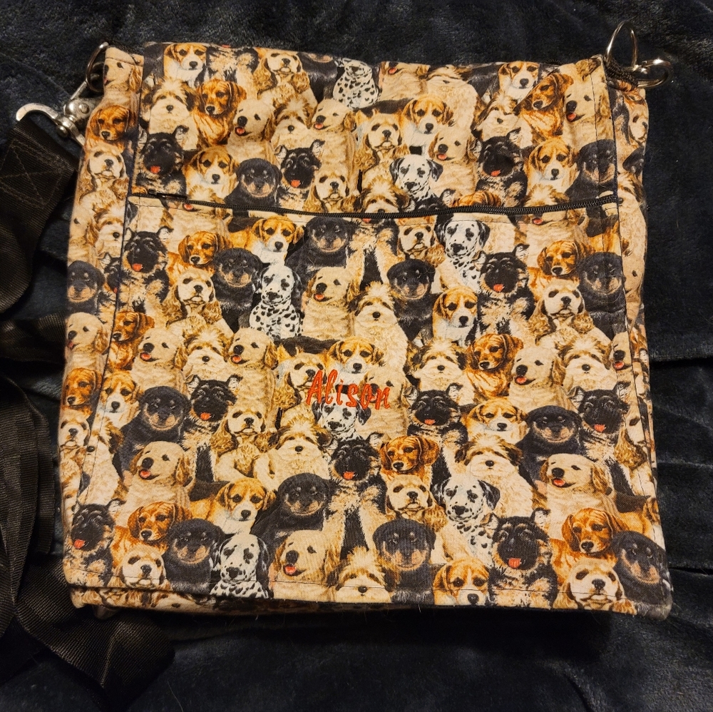 Dog messenger bag